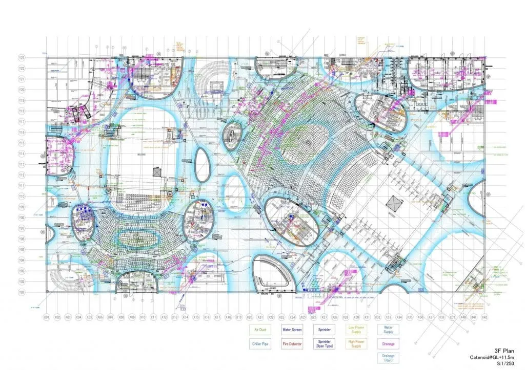 National Taichung Theater, Third Floor Plan - Drawing from Drawing Matter